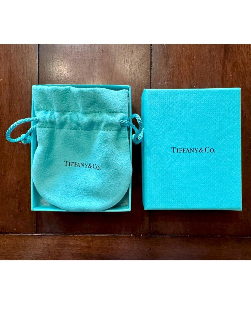 NWT Authentic Tiffany & Co. 925 Sterling Silver Infinity Earrings - Picture 4 of 6